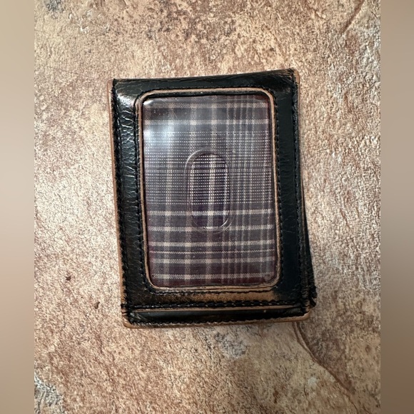 SOLD-Fossil Brand Money Clip Wallet for Belt Men’s One Size Brown Leather Silver - Picture 5 of 6